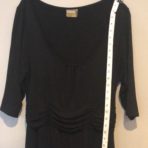 TALL Athleta scoop neck dress, black, XL - Picture 7 of 13